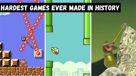 Top Hardest Games Ever Made In History Youtube