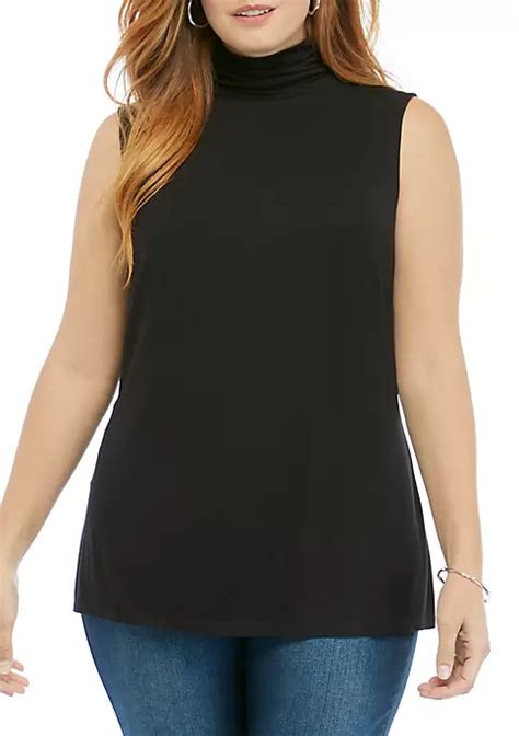 The Limited Plus Size Sleeveless Turtleneck Belk