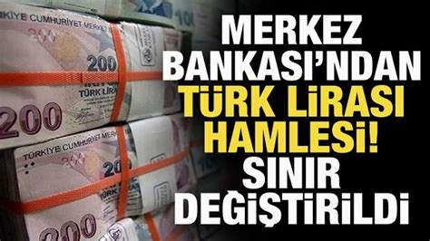 TCMB den Türk lirası mevduatı destekleyecek yeni adım Ekonomi