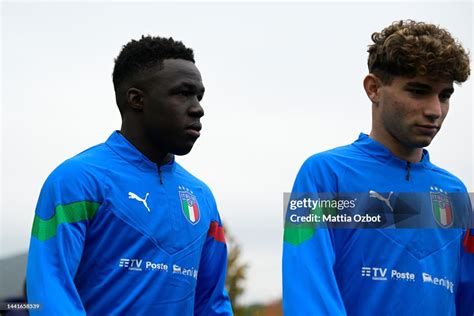 Wilfried Gnonto Of Italy Looks On During The Italy Training Session News Photo Getty Images