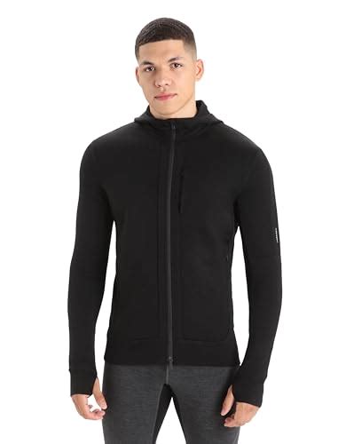 Icebreaker Merino Quantum Iii Zip Up Hoodie For Men 100 Merino Wool