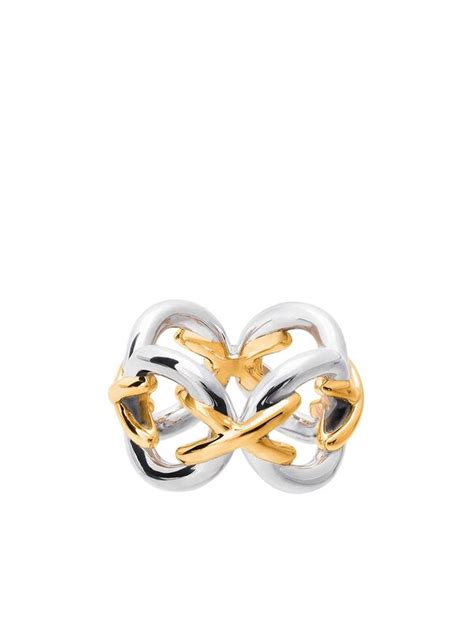 Tane Mexico X Vermeil Chain Link Ring Silver Editorialist