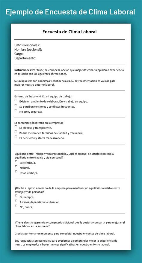 Encuesta De Clima Laboral Mide La Felicidad En El Trabajo