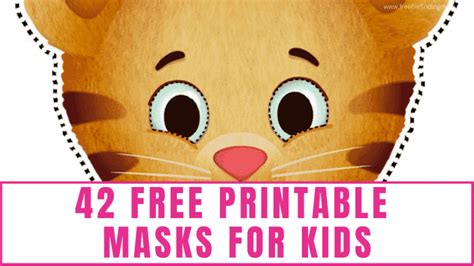 42 Free Printable Masks for Kids - Freebie Finding Mom