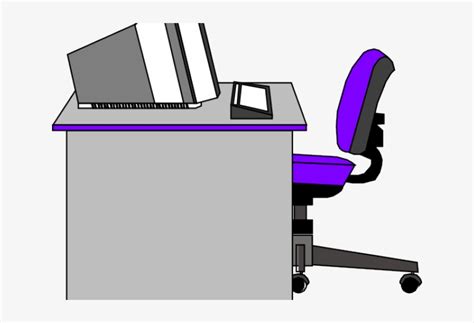 office desk - Clip Art Library