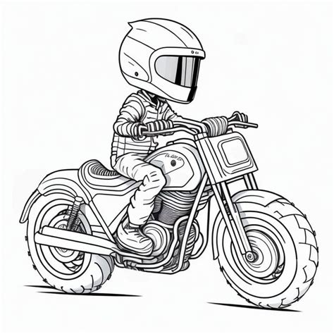 Desenho Para Colorir Moto 39 Educarolando Aprender Brincando