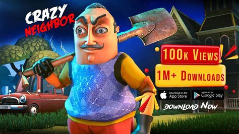 Hello Crazy Neighbor Halloween Trailer Iosgames Androidgames