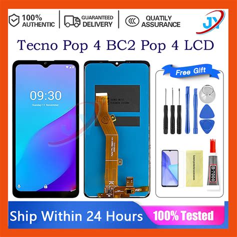 Original For Tecno Pop 4 BC2 Pop 4 Air BC1 Pop 4 Lite BC1S Pop 4 Pro