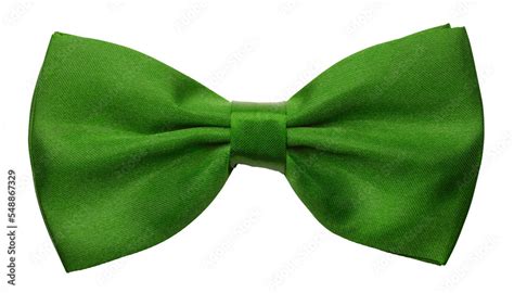 Green satin bow tie, formal dress code necktie accessory. PNG clipart ...