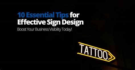 10 Essential Tips for Effective Sign Design | Atelie Demetriades Ltd