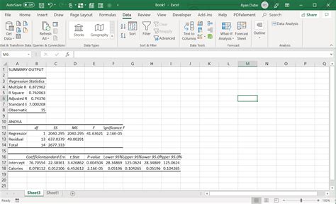 How To Run Regression In Excel