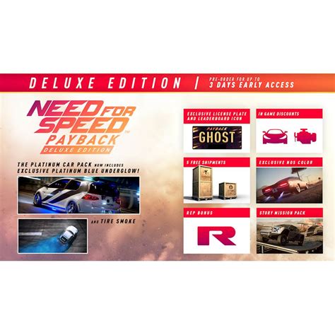 Customer Reviews: Need for Speed Payback Deluxe Edition PlayStation 4 ...