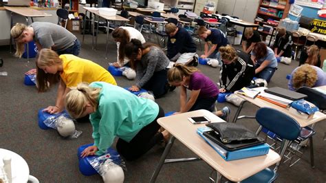 Belleville Middle And High School Principals Blog Freshmen Learn Cpr In