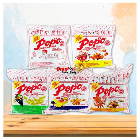 12g 10g X 24pcs PoPo Muruku Ikan Original Sweet Spicy Seaweed