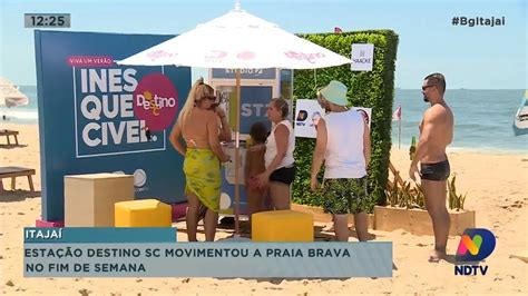 Esta O Destino Sc Movimentou A Praia Brava Em Itaja No Fim De Semana