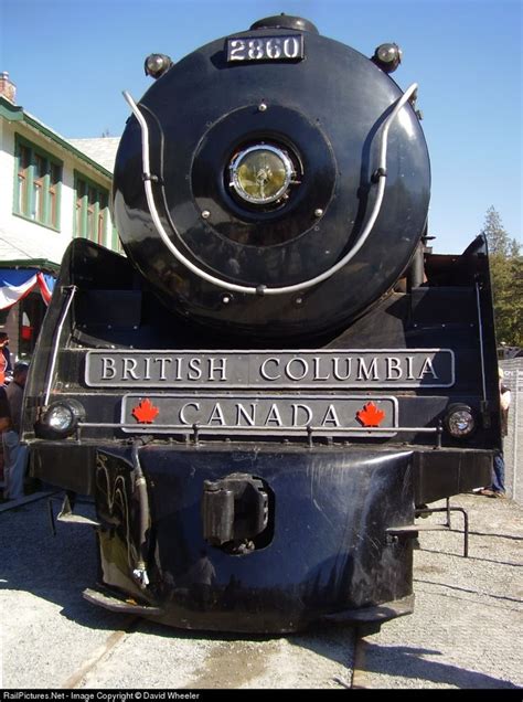 Royal Hudson 2860 BC Rail Steam 4 6 4 At Squamish British Columbia