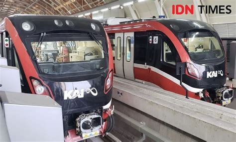 Trainset Beroperasi Headway Lrt Jabodebek Lebih Singkat