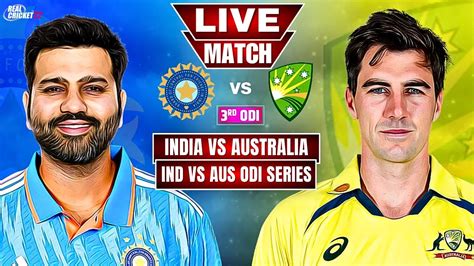 IND VS AUS ODI LIVE MATCH IND VS AUS 3RD ODI MATCH REAL CRICKET