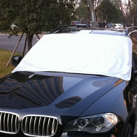 Magnetic Auto Car Snow Cover Car Front Windshield Protection Shade ...