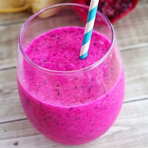 Dragon Fruit Smoothie Recipe Happy Mothering