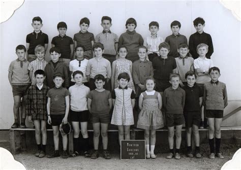 Photo De Classe Cm2 De 1969 Ecole Wilson Montpon Menesterol