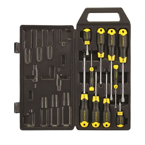 Stanley Screwdriver Set Cushion Grip 10 Piece Bowens