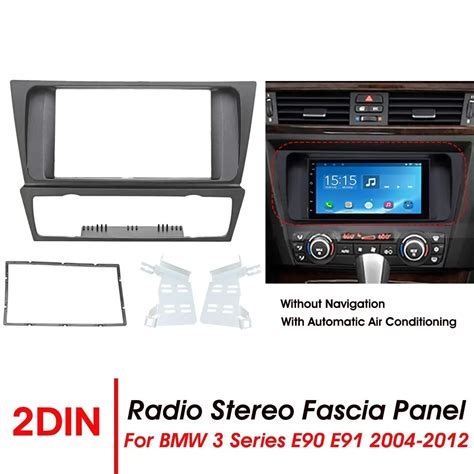 Din Radio Fascia Car Double Din Radio Audio Panel Mount Dash Frame