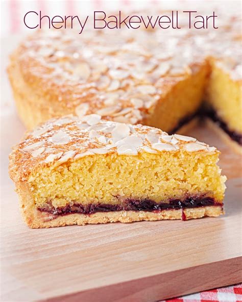 Classic Cherry Bakewell Tart - Krumpli