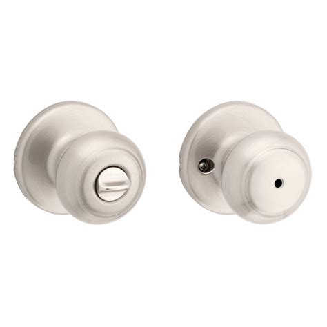 Kwikset Milan Privacy Interior Door Knob Satin Nickel - Door Clearance Center