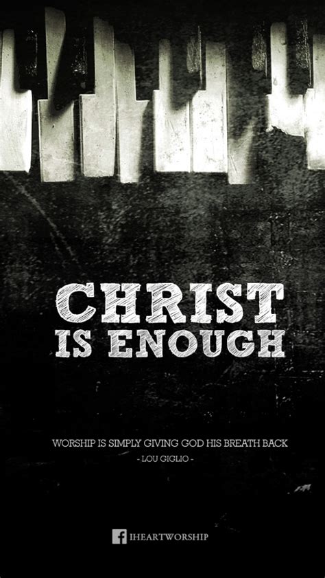 Christ is enough : Hallels Images : Hallels