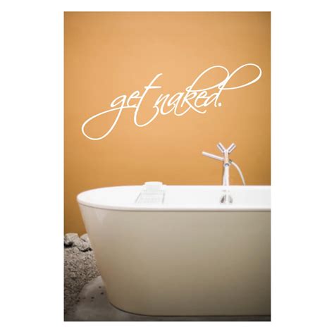 Get Naked Decal Bathroom Wall Decor Get Naked Bathtub Etsy