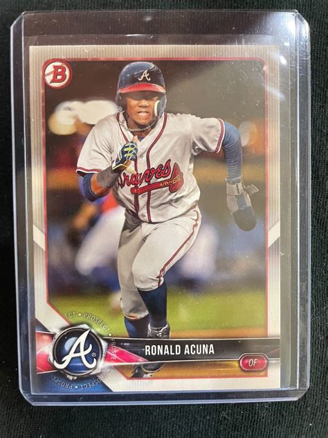 Bowman Prospects Ronald Acuna Bp Rc Mint Ebay