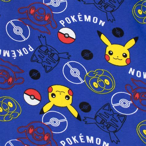 Pokemon Ensemble De Pyjamas Pikachu Garçon Bien Ajusté Amazon fr Mode