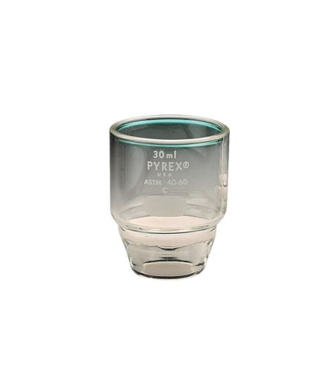 Corning Pyrex Borosilicate Glass High Form Gooch Crucible With 30mm