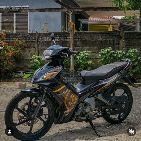 YAMAHA LC LC135 V2 V3 V4 V5 V6 V7 HITAM KILAT MATELIC BLACK FULL BATIK