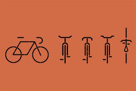 Fahrrad Piktogramm Bicycle Pictogram Graphic Design By Studio Gourdin