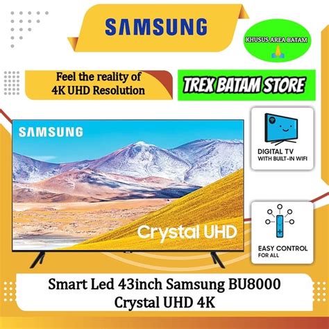 Jual Samsung 43bu8000 Smart Tv 43 Inch 4k Crystal Uhd Batam Shopee Indonesia