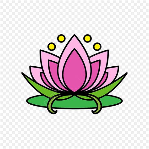 Lotus Blossom Vector Hd Images Lotus Blossom Icon Design Illustration