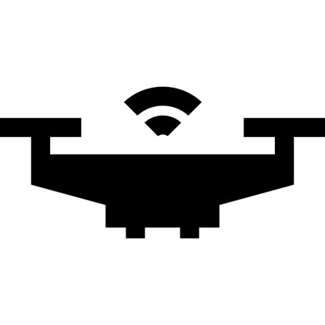 Drone Basic Straight Filled Icon