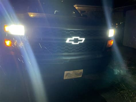 Led Lighted Chevy Silverado Grille Emblem 2014 15 1500 Etsy