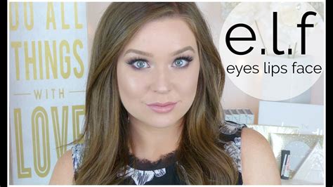 One Brand Tutorial Elf Cosmetics First Impressions Youtube