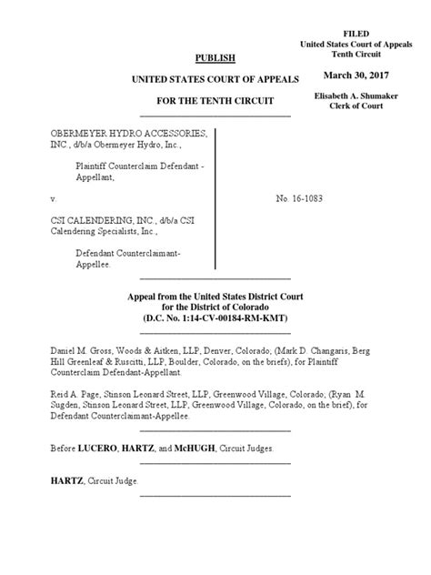 Publish United States Court Of Appeals For The Tenth Circuit Pdf