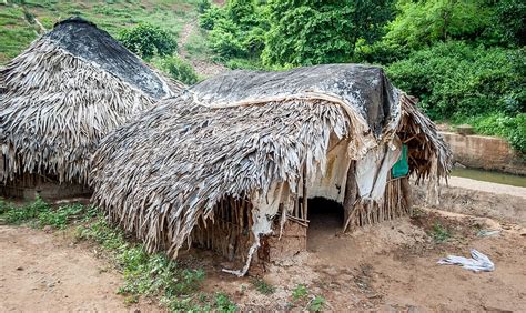 Tribal Hut India Village Ethnic Thatched Traditional Mud Home