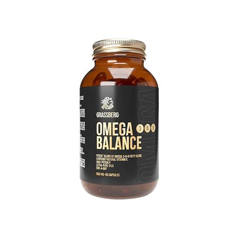 Grassberg Omega 3 6 9 Balance 60 Caps Cy Cheaper Supplements