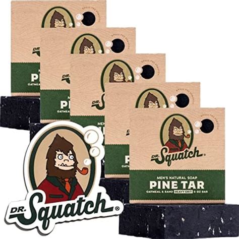 Dr Squatch All Natural Bar Soap For Men 5 Bar Variety