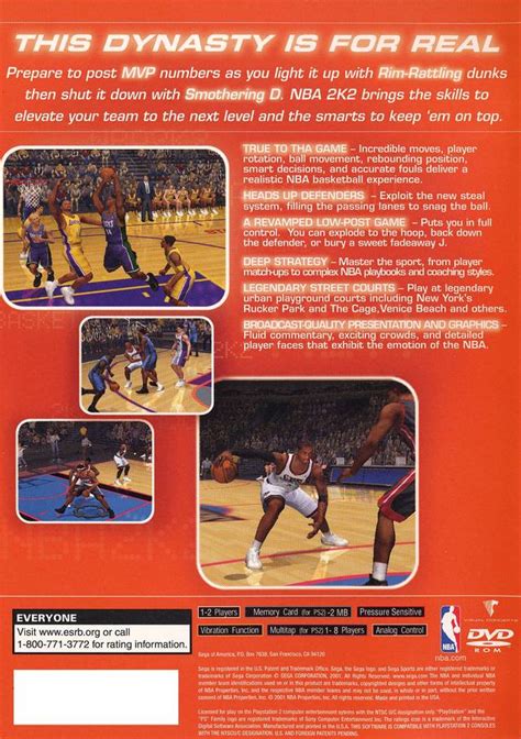 Nba 2k2 Sony Playstation 2 Game