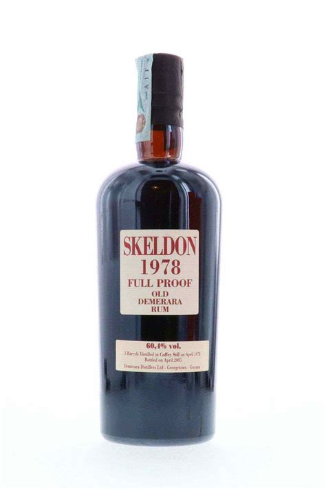 Skeldon Velier Full Proof Year Old Demerara Rum Dejavida