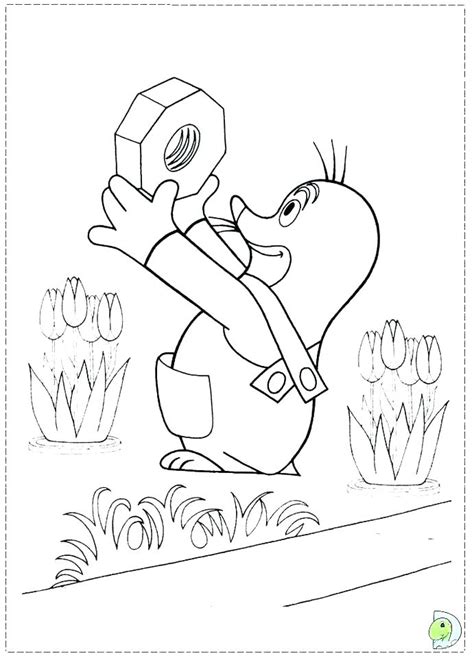 Mole Coloring Page at GetColorings.com | Free printable colorings pages ...