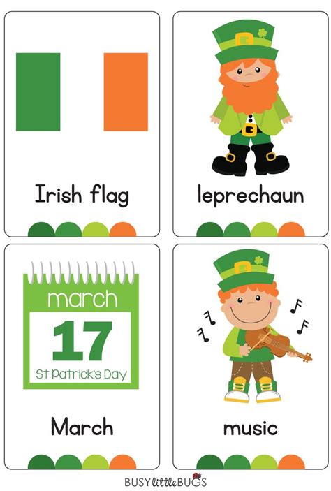 Our St Patrick S Day Flash Cards Are A Great Early Literacy Learning