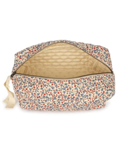 Konges Sløjd Quilted toiletry bag small marche de fleur Ziloen Ziloen